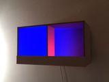 Blue Box by Adam Barker-Mill contemporary artwork mixed media