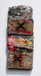 Assemblage 02 by Manok Ventura contemporary artwork mixed media