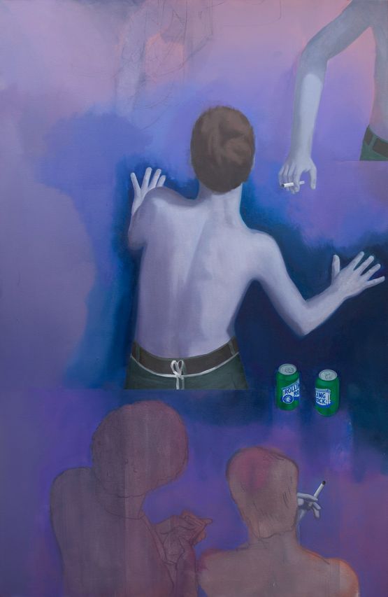 Lavender Ozone by Thomas Eggerer contemporary artwork Painting