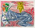 Sun for Mama Earth by Alex Becerra contemporary artwork Works on Paper