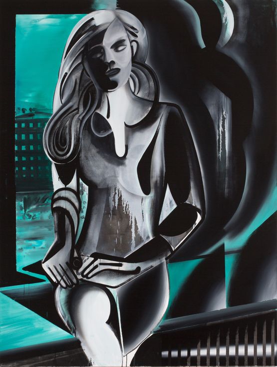 Aussicht by Sebastian Gogel contemporary artwork Painting