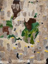 Be Aligned with the Same dreams  3 by Omar Ba contemporary artwork drawing painting