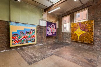 Contemporary art exhibition Lisa Alvarado Scab Diagram at The Modern Institute Airds Lane United Kingdom