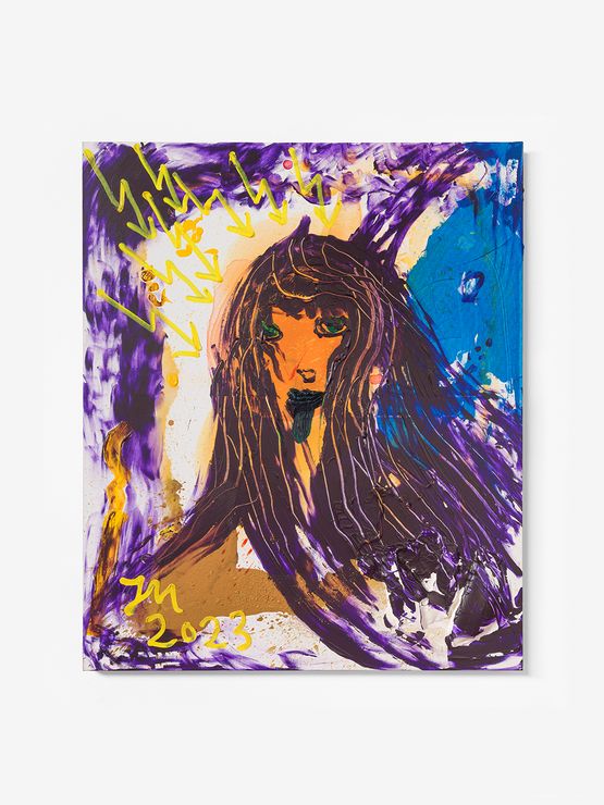 BABYSITTERZ KUNST POPEYES PAZUZU by Jonathan Meese contemporary artwork Painting
