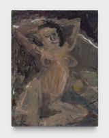 Nude Leaning Back by Janice Nowinski contemporary artwork painting