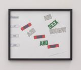 2019 by Lawrence Weiner contemporary artwork painting print works on paper