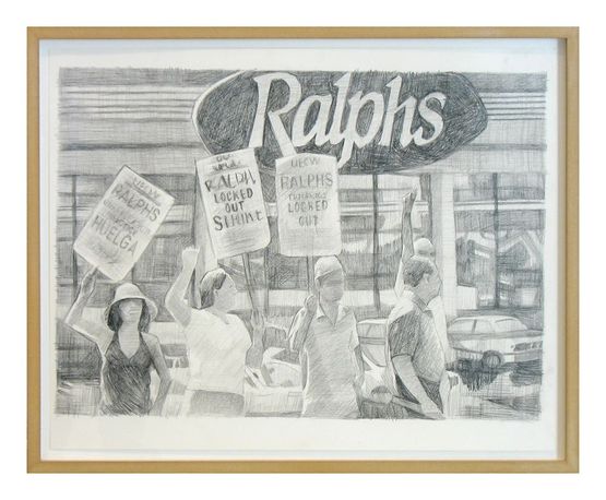 Untitled demonstration no. 19 by Rirkrit Tiravanija contemporary artwork Drawing
