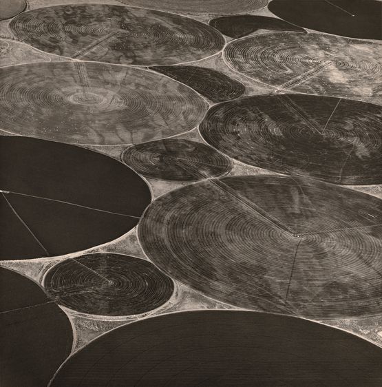 Hay Field Complex near the Columbia River Benton County Washington by Emmet Gowin contemporary artwork Painting