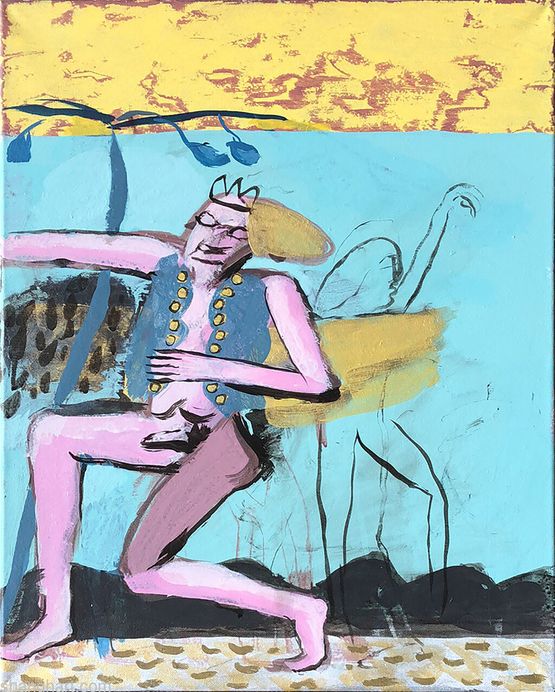Echo of Sumer 4 by Li Shan contemporary artwork Painting
