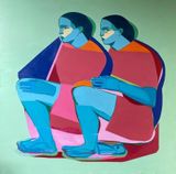 Seen in Motion 03 by Natnael Ashebir contemporary artwork painting