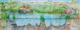 The Biographical Landscape of Humanity by Fabrice Hyber contemporary artwork painting