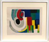 Contrastes by Sonia Delaunay contemporary artwork print