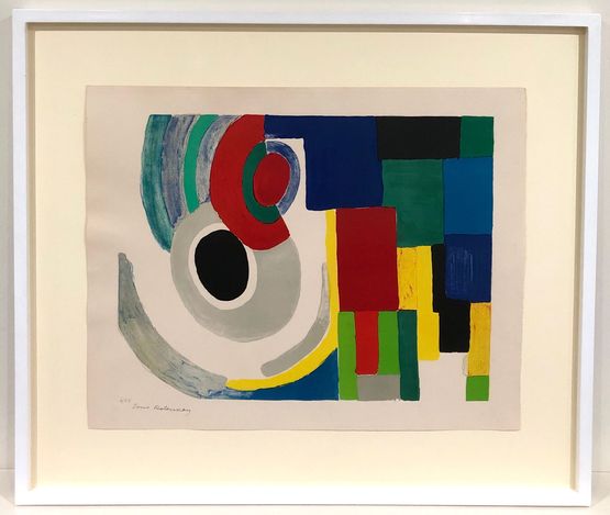 Contrastes by Sonia Delaunay contemporary artwork Print