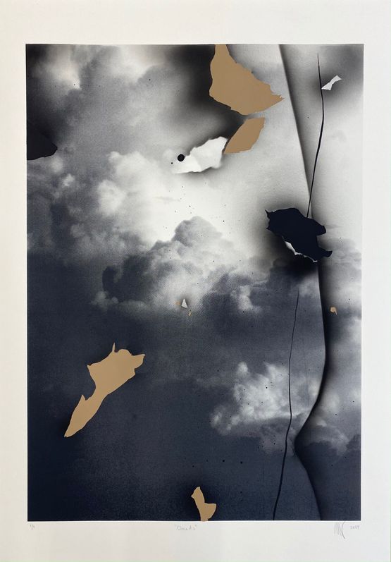 Clouds 5 by Lucia Tallova contemporary artwork Painting