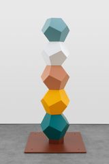 Pentagon Totem Opal by Angela Bulloch contemporary artwork sculpture