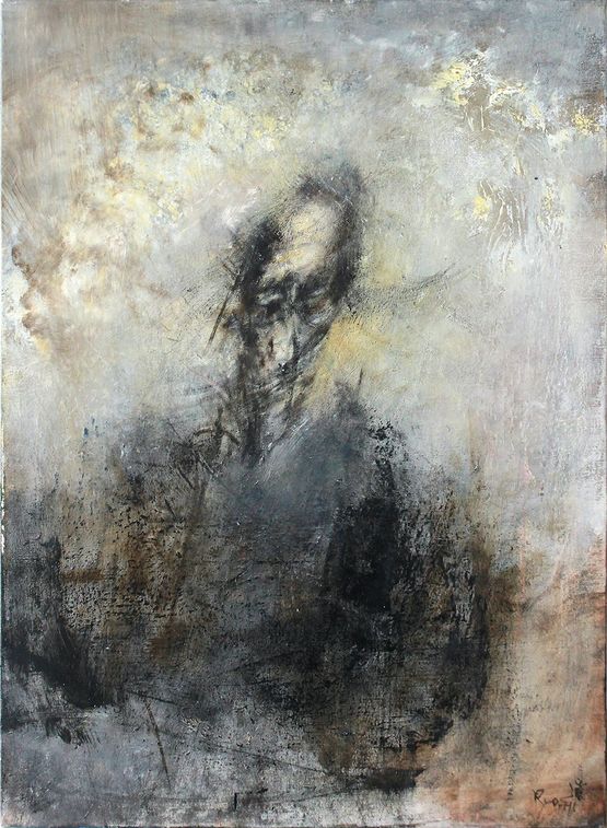 Self-portrait by Ryo Hirano contemporary artwork Painting