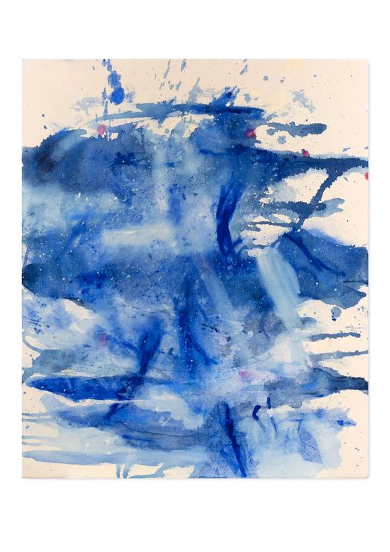 Swimmers by Araminta Blue contemporary artwork Painting