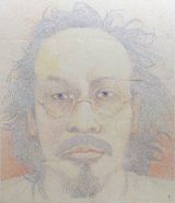 Portrait by Vasan Sitthiket contemporary artwork works on paper