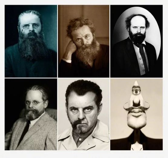 The Beard Print by Gavin Turk contemporary artwork Print