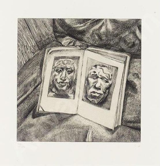 The Egyptian Book by Lucian Freud contemporary artwork Print