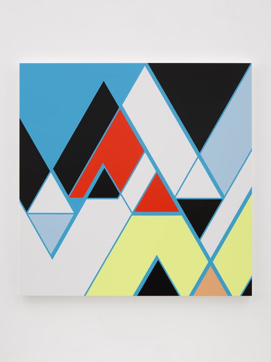 Mubadala Abu Dhabi by Sarah Morris contemporary artwork Painting