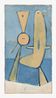 Couple au bord de la mer Couple on the Beach by Pablo Picasso contemporary artwork Painting