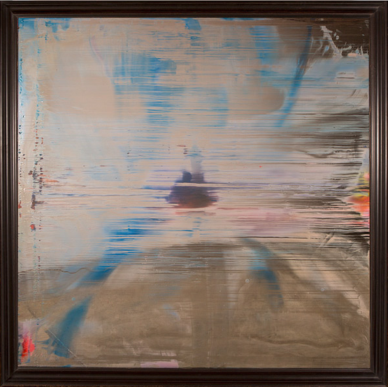 He could not get rid of the smell like burning Eucalyptus everything smelt like the toilets on an international flight by Dale Frank contemporary artwork Painting