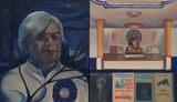 Revolution unborn Raja Dhale Dalit Panther by Vikrant Bhise contemporary artwork painting