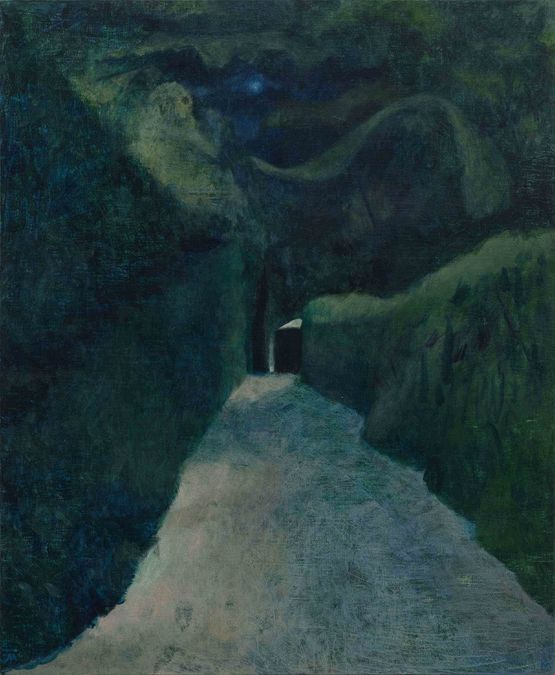 Moonlit Path by Miao Miao contemporary artwork Painting