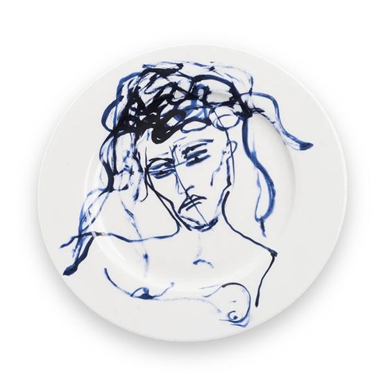Plate design 1 by Tracey Emin contemporary artwork Print