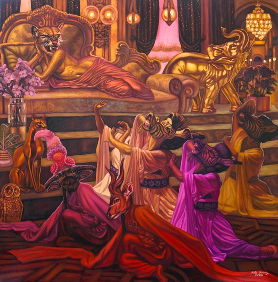 The Power by Leela Promwong contemporary artwork Painting