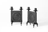 Palais Royal  Pair of Candlesticks by Jean-Marie Fiori contemporary artwork sculpture