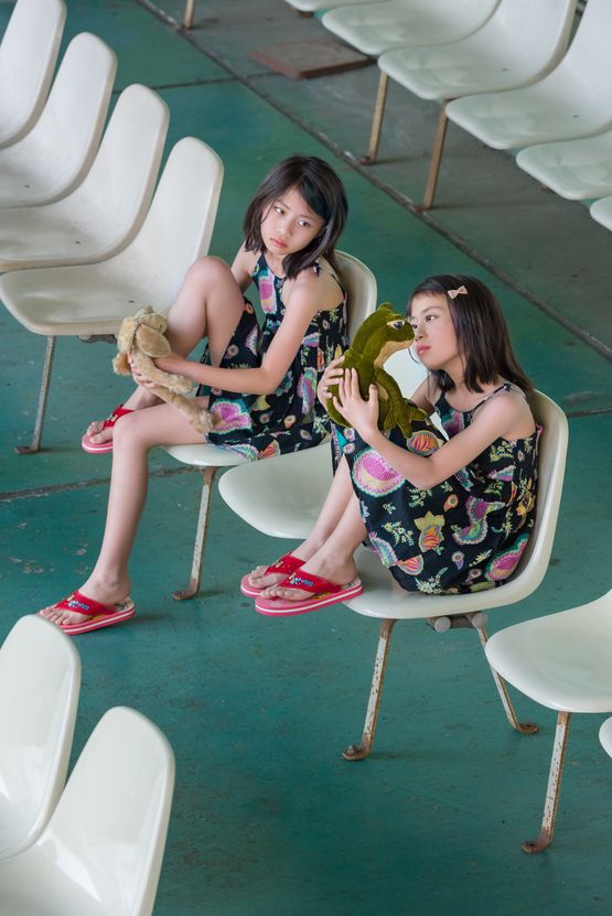 Playing Twins by Hisaji Hara  Natsumi Hayashi contemporary artwork Photography