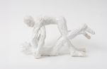 white embrace by Andrew Lord contemporary artwork Sculpture