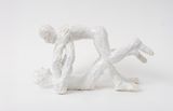 white embrace by Andrew Lord contemporary artwork sculpture