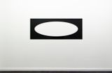 Reflective Editor One Horizontal Elliptical Hole Parallel Pattern by Douglas Allsop contemporary artwork installation