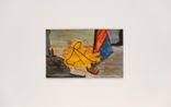 Untitled Yellow Antigua and Windsurfer by Frank Walter contemporary artwork Painting