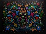 The Night Shift by Christi Belcourt contemporary artwork painting