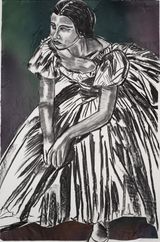Untitled 11 by Maria Berrio contemporary artwork drawing works on paper