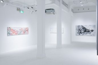 Contemporary art exhibition Qiu Deshu The Art of Fissuring at Pearl Lam Galleries Singapore