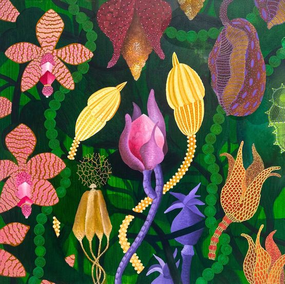 Kerry Court by Michael McHugh contemporary artwork Painting