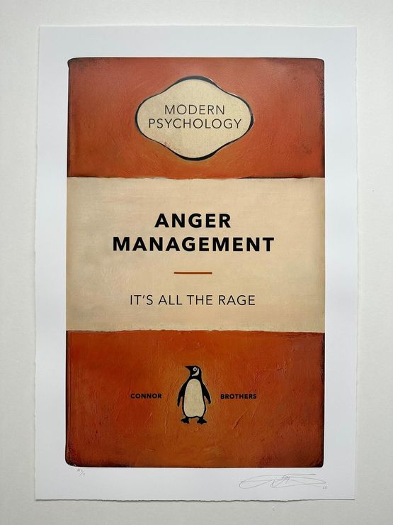 Anger Management by The Connor Brothers contemporary artwork Print