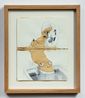 Coffee drawing 1 December 2020 by Jose Castiella contemporary artwork Works on Paper