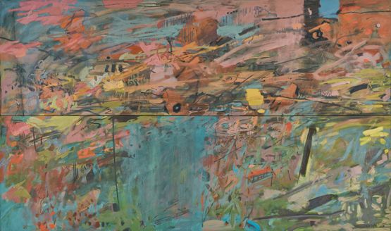 Aquifer II Flow by Clive Van Den Berg contemporary artwork Painting