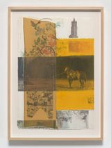 Arcanum VIII by Robert Rauschenberg contemporary artwork works on paper textile
