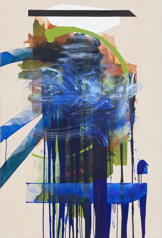 Madman with Motive by Elizabeth Neel contemporary artwork Painting