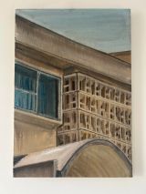 Library Cape Town by Selwyn Steyn contemporary artwork painting
