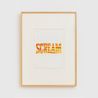 Red Yellow Scream by Ed Ruscha contemporary artwork Painting