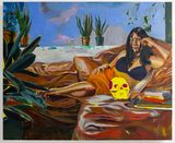 Hu hungok I aniti by Gisela Mcdaniel contemporary artwork painting