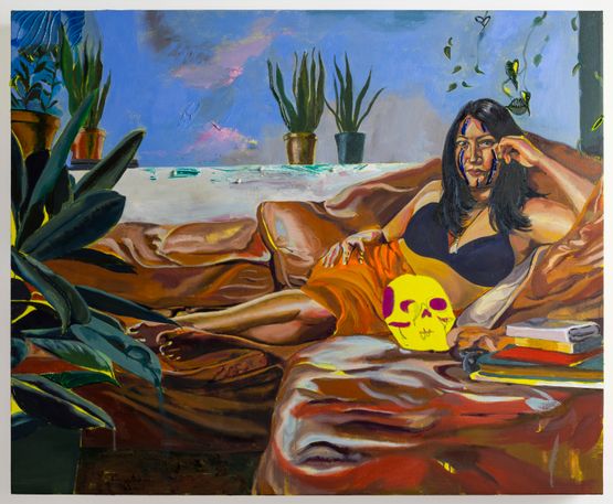 Hu hungok I aniti by Gisela Mcdaniel contemporary artwork Painting